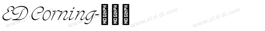 ED Corning字体转换